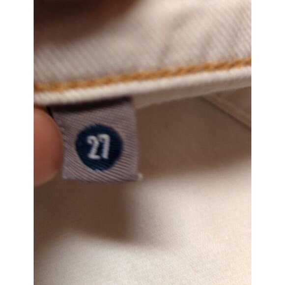 Citizens of Humanity Jeans Womens 27 White Thompson Medium Rise Crop Skinny - Picture 8 of 13